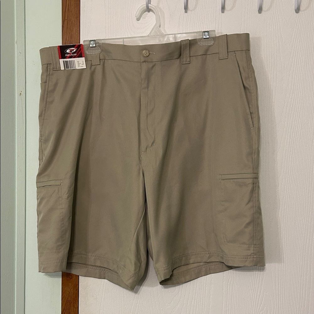 Top Flite Men's Tan Golf Shorts Size 40